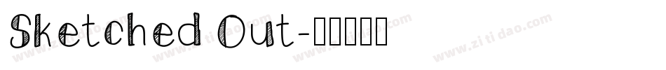 Sketched Out字体转换